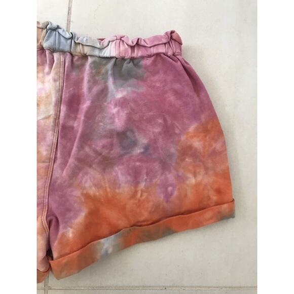 BlankNYC Cuffed Shorts Tie Dye Stretch High Waist - Picture 10 of 10